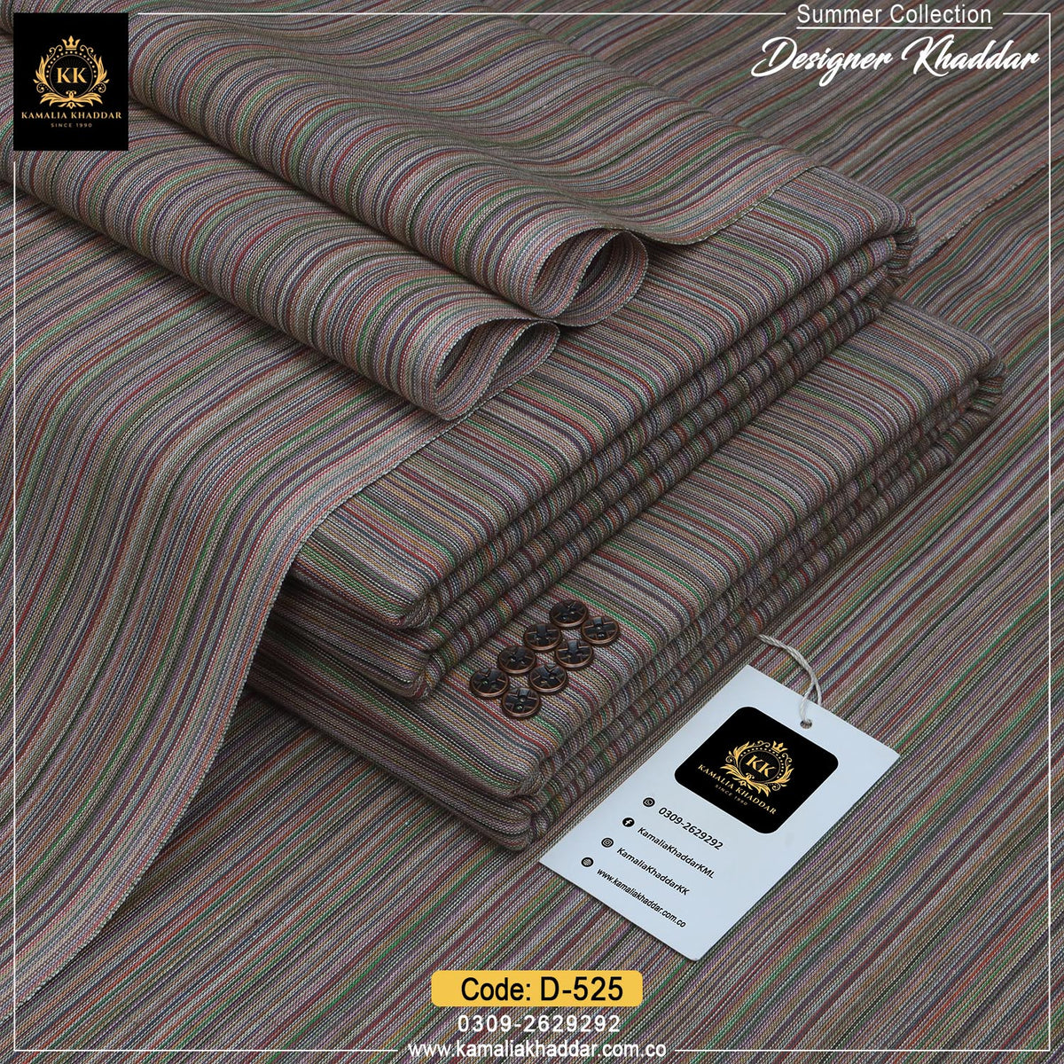D-525 (DESIGNER KHADDI SUMMER)